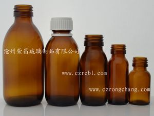 (糖浆瓶,棕色糖浆瓶,糖浆玻璃瓶)