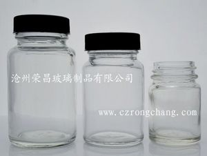 广口瓶(广口瓶,棕色广口瓶,广口玻璃瓶)