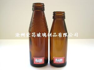 (玻璃饮料瓶,棕色饮料玻璃瓶,保健玻璃瓶)