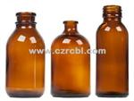 100ml棕色药用玻璃瓶(棕色玻璃瓶,药用玻璃瓶,螺纹口玻璃瓶)